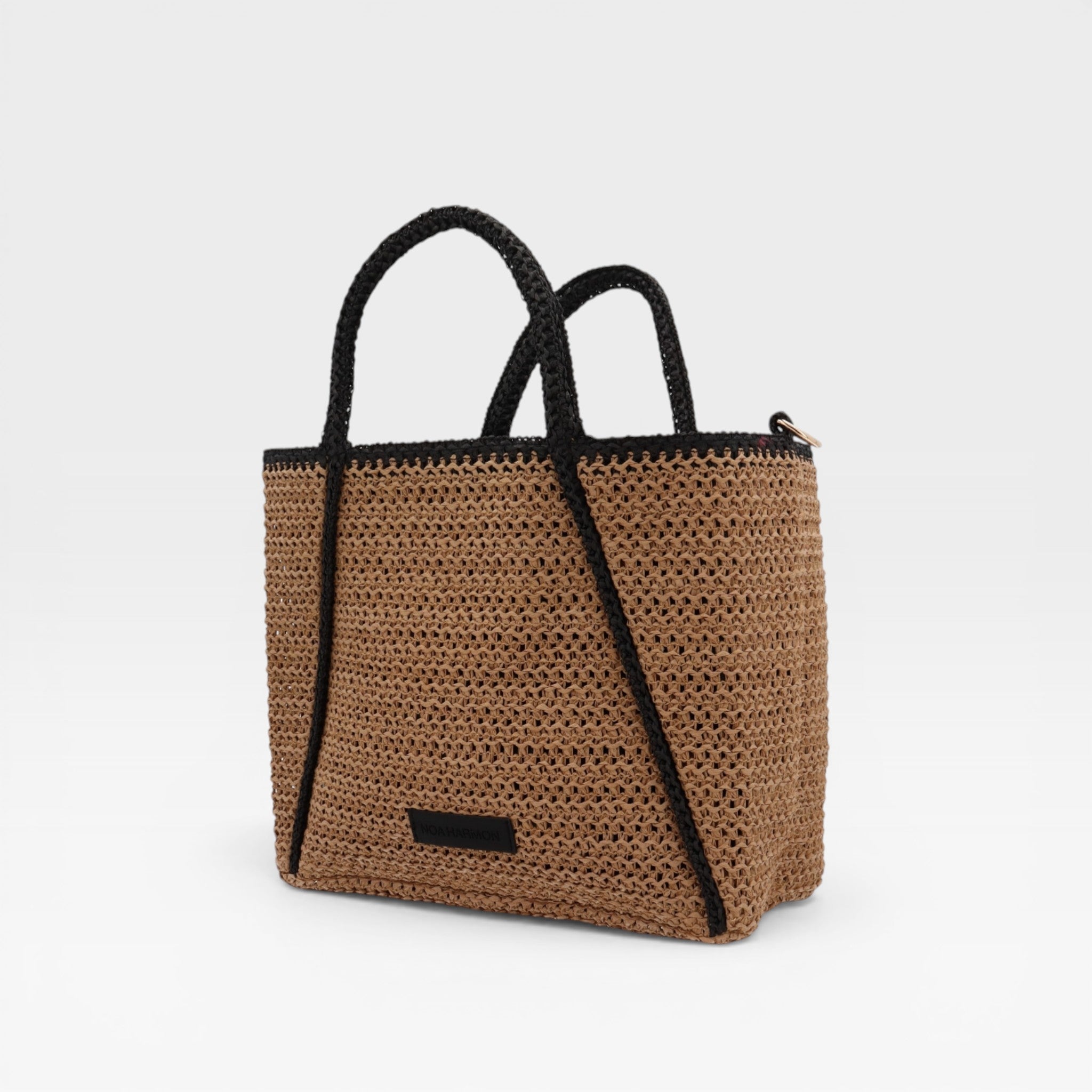 Bolso Riu cuero y negro - Noa Harmon