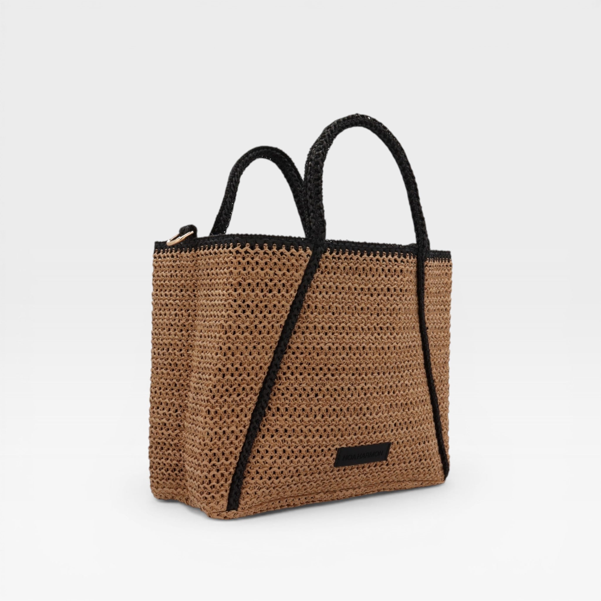 Bolso Riu cuero y negro - Noa Harmon