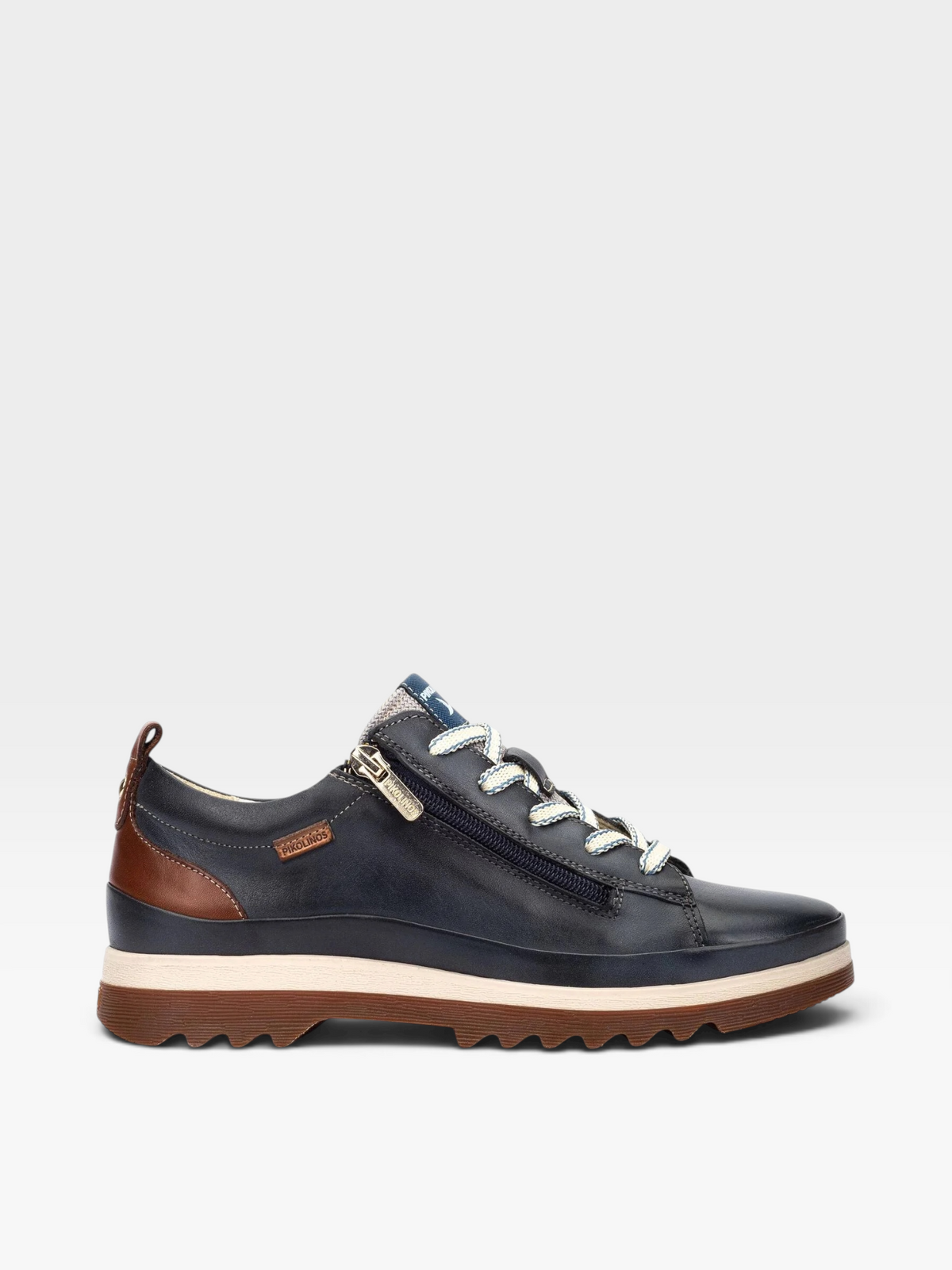 Zapato Vigo con cremallera océano - Pikolinos