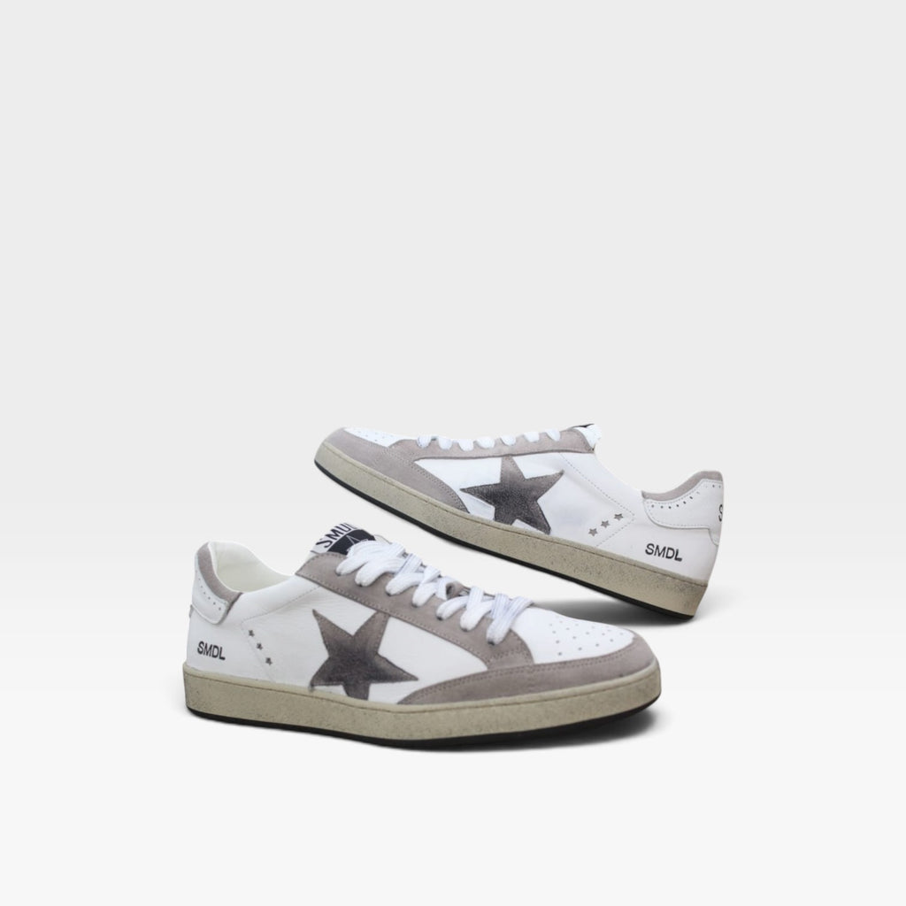 Sneaker Star afelpado perla - Silver Moose