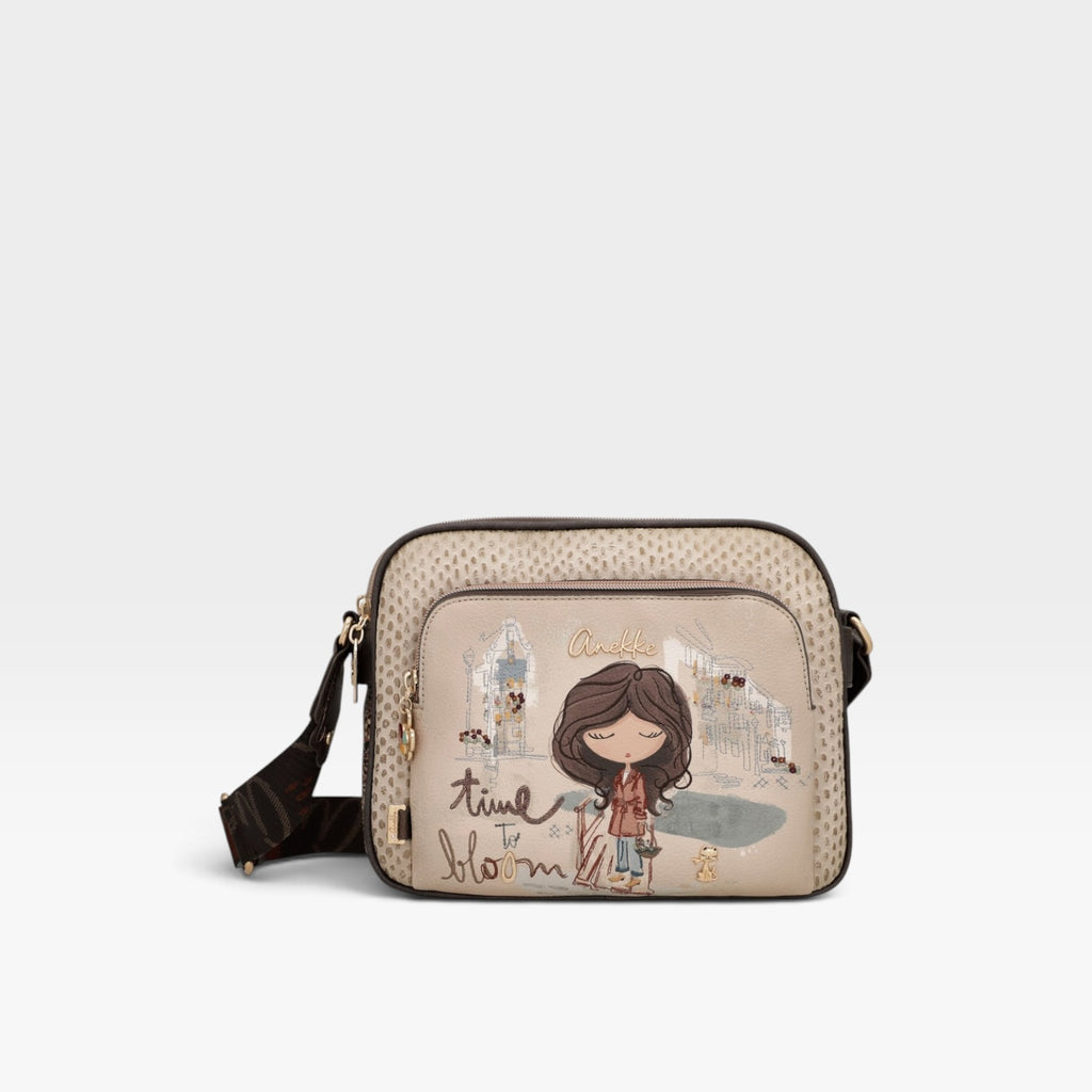 Bandolera con bolsillo frontal Tulip - Anekke