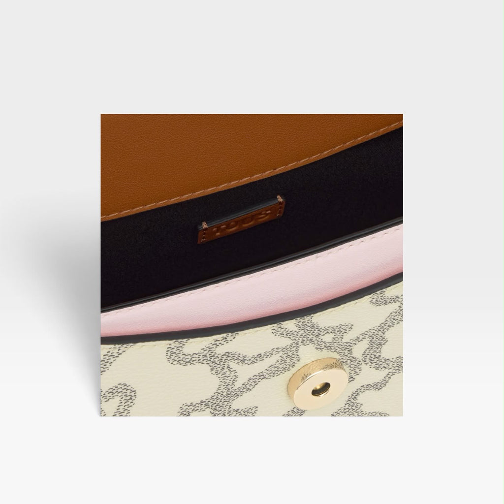 Bandolera pequeña beige Kaos Icon - Tous
