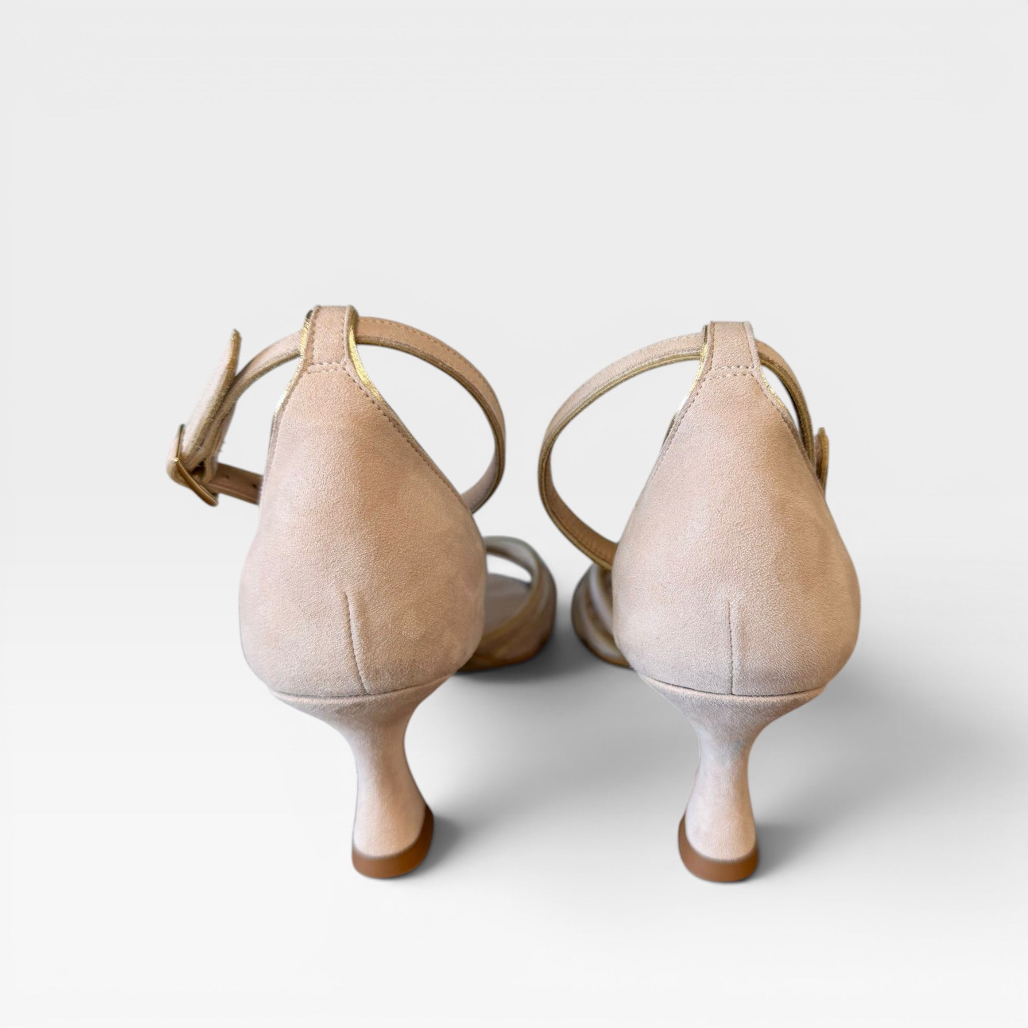 Sandalias Tacón Nudo rosa - Soraya
