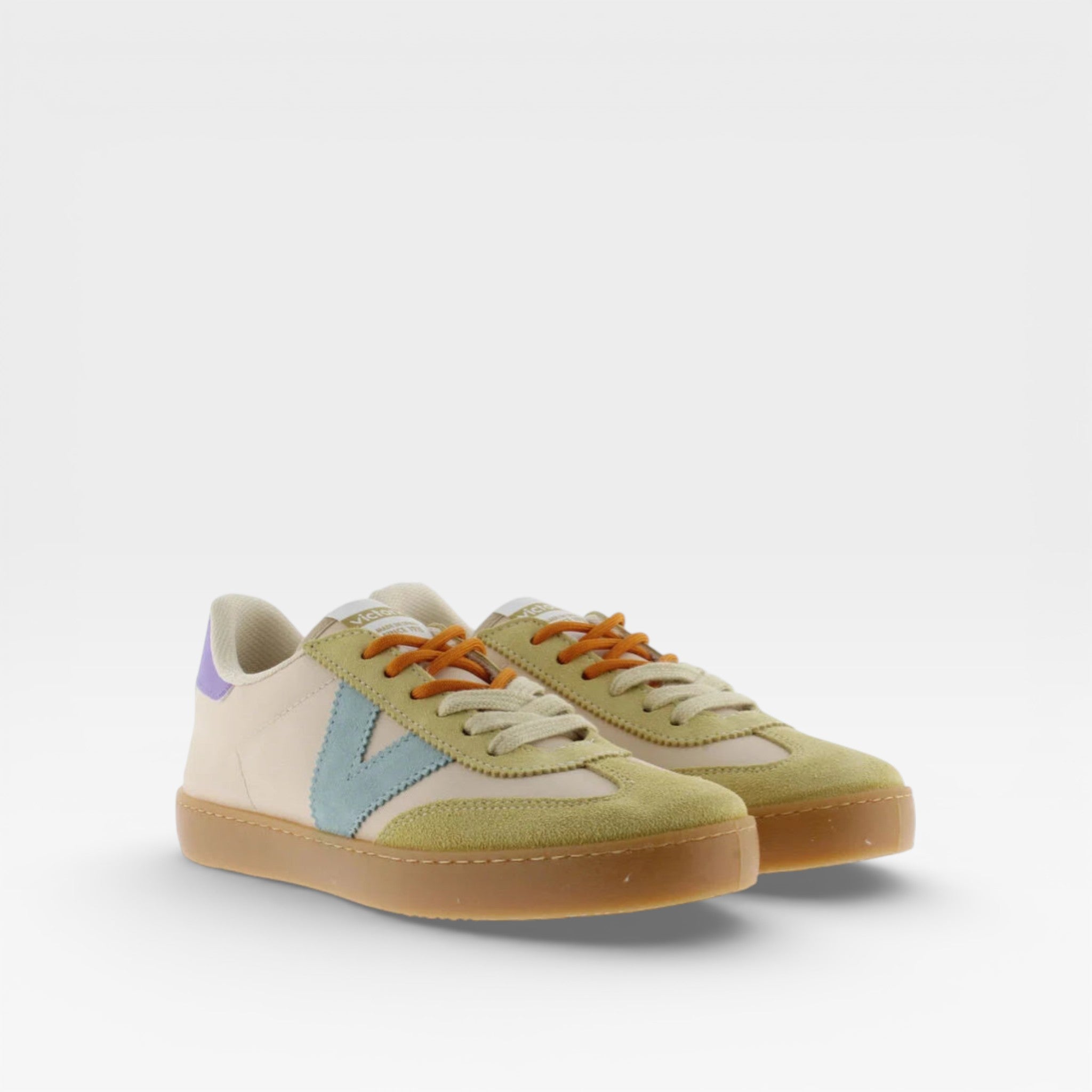 Zapatillas Mujer Berlín Ciclista Nylon Multicolor & Serraje - Victoria