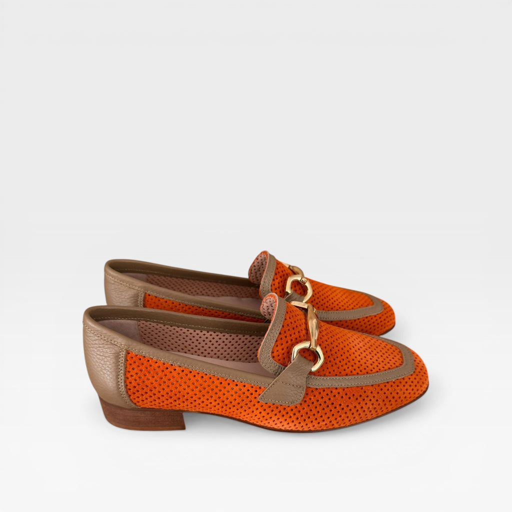 Blucher calado Naranja  - Nival