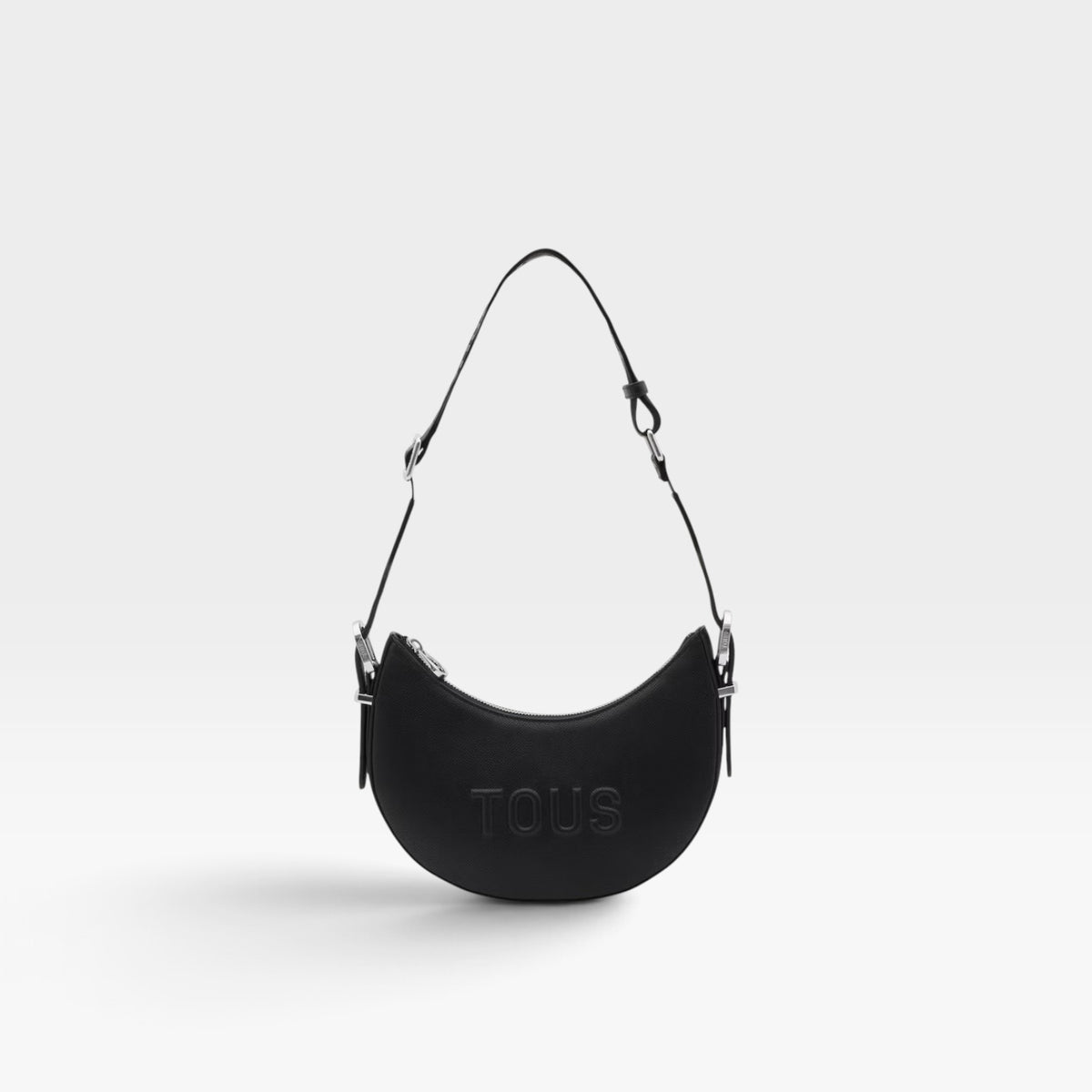 Bolso de hombro mediano negro - Tous