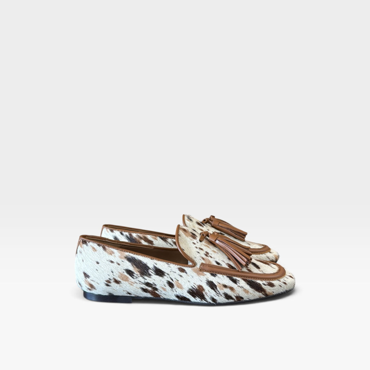 Mocasin borlas animal print   - Soraya