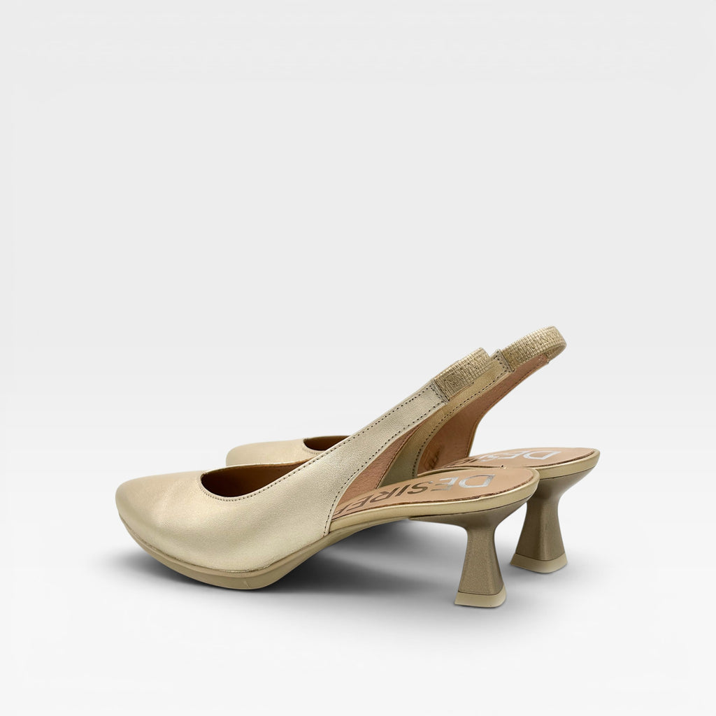 Zapatos salón dorado - Desiree