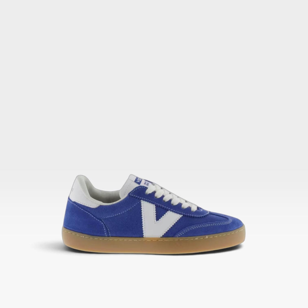 Sneaker Berlín serraje retro azul - Victoria