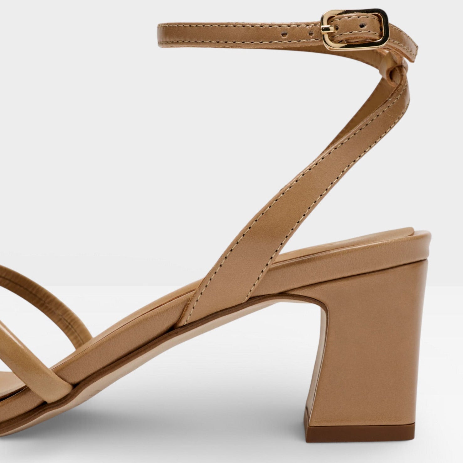 Sandalias Tacón Marines Marrones - Pedro Miralles