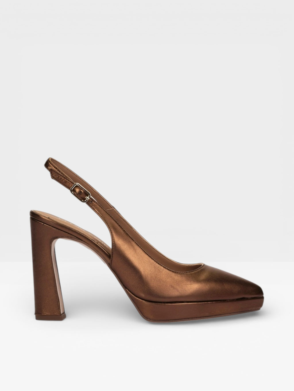 Zapatos Tacón  Rena bronce - Pedro Miralles