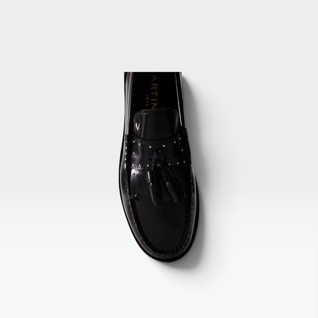 Mocasines Settala con borlas negro - Martinelli