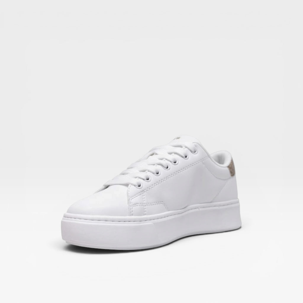 ZAPATILLAS CARL BLANCAS CON PLATAFORMA Y PANEL CON GLITTER- LEVI’S