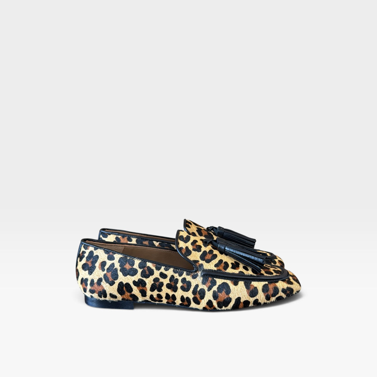 Mocasin borlas animal print   - Soraya