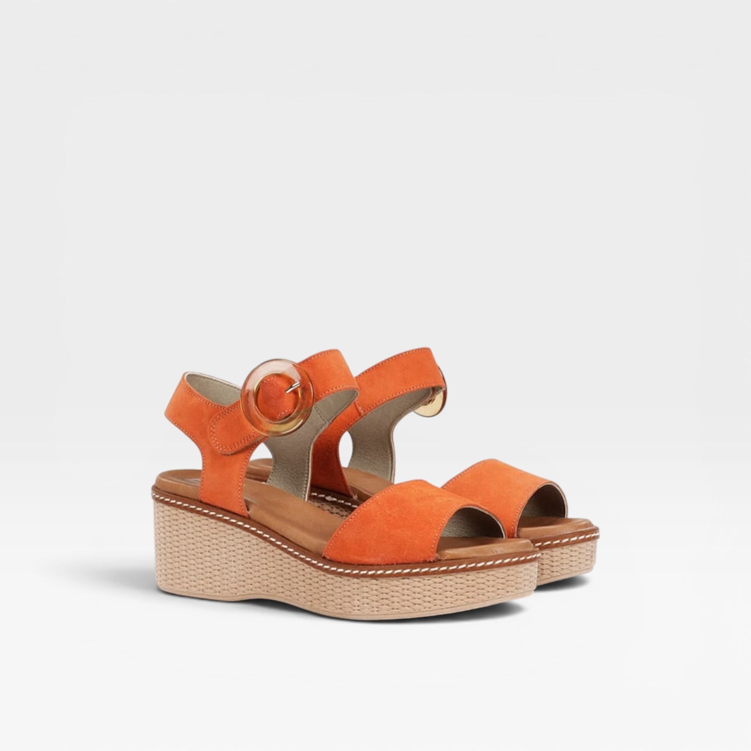 Sandalia naranja Nido- Fluchos