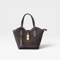 Bolso piel - Marrón chocolate