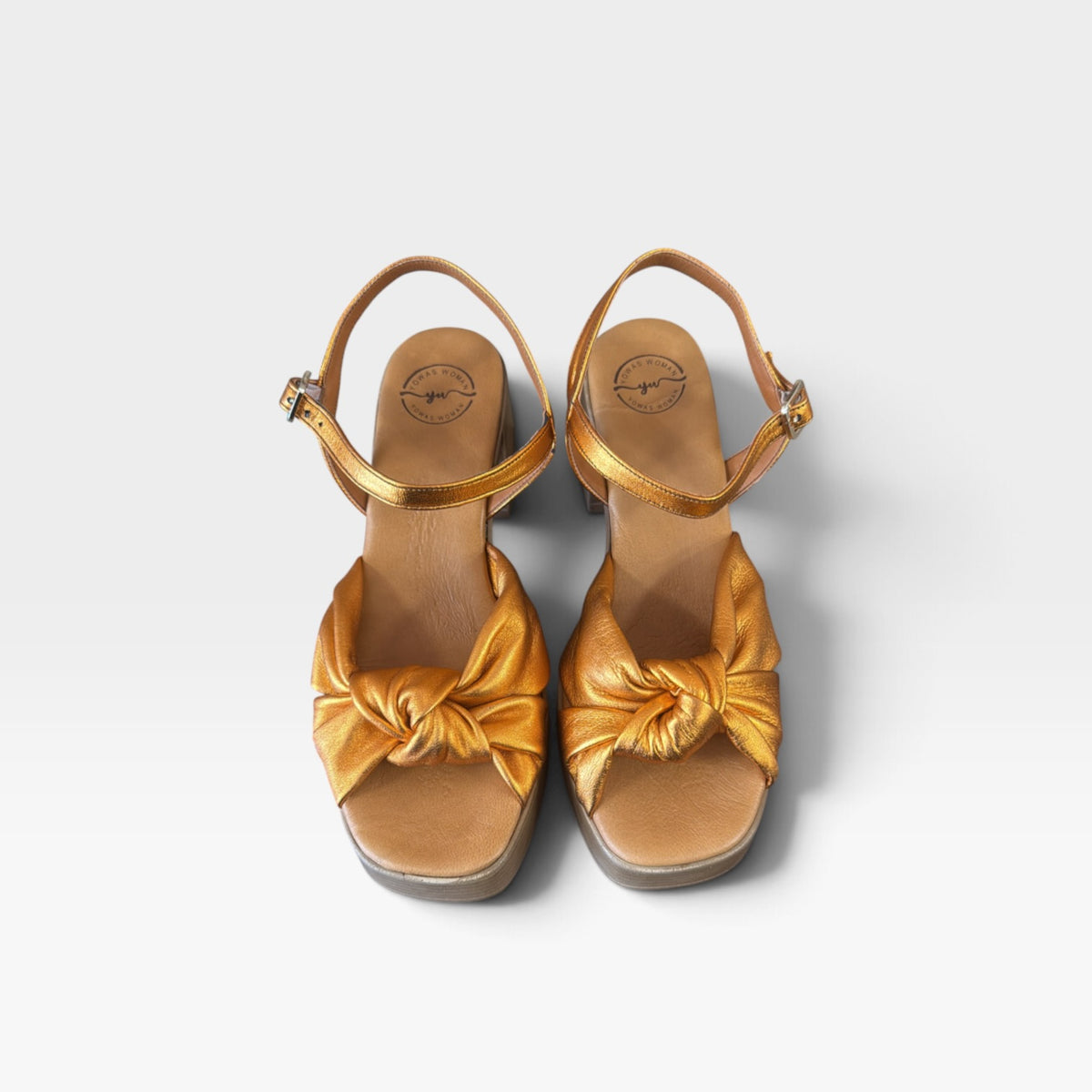 Sandalia naranja nudo - YU/Yowas