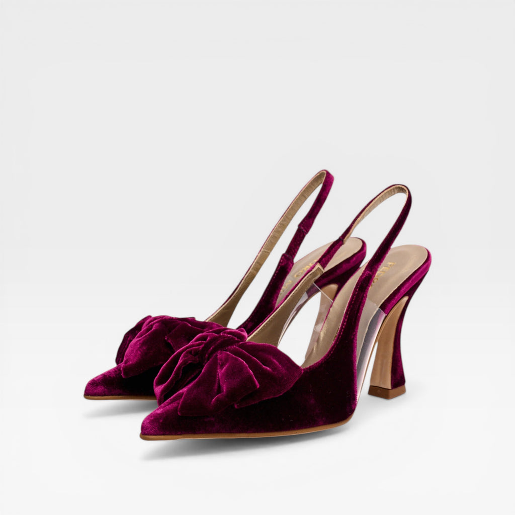 Zapato de tacón destalonado ALMADA Rojos - Pedro Miralles