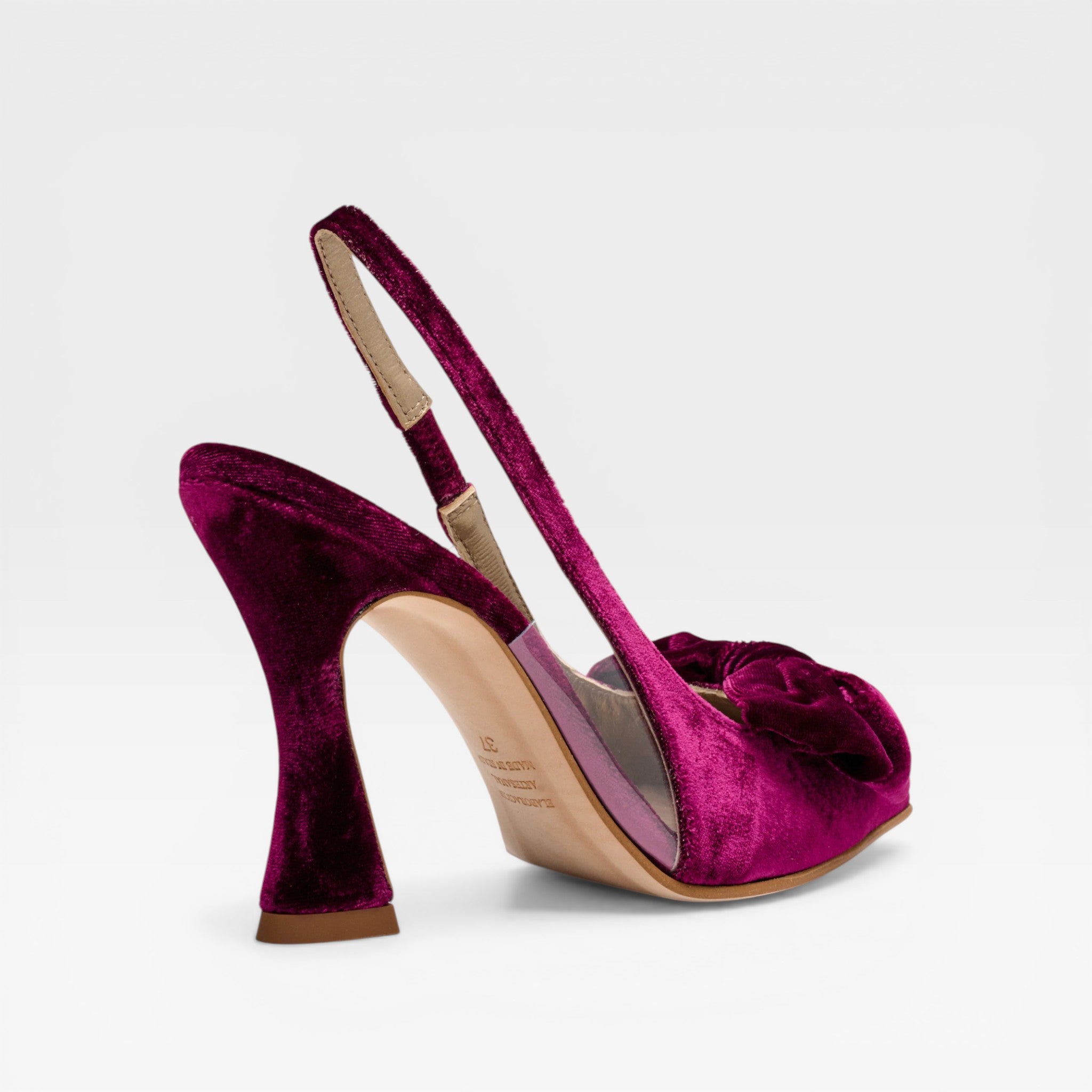 Zapato de tacón destalonado ALMADA Rojos - Pedro Miralles