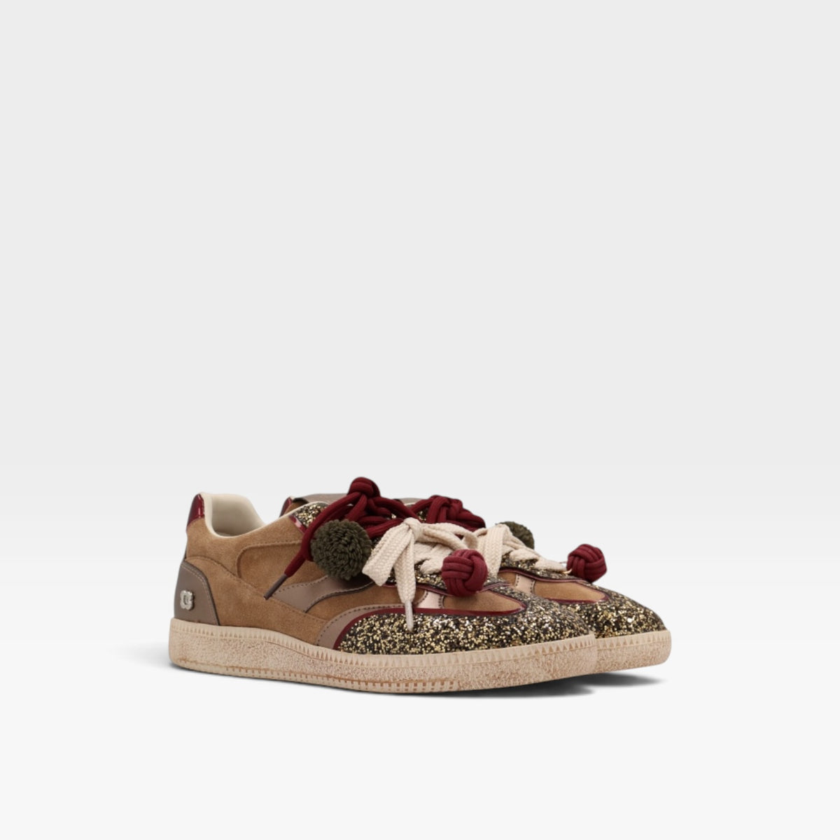 Sneaker Ten glitter multi beige  - Noa Harmon