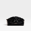 Bolso bandolera negro efecto arrugado - Gioseppo