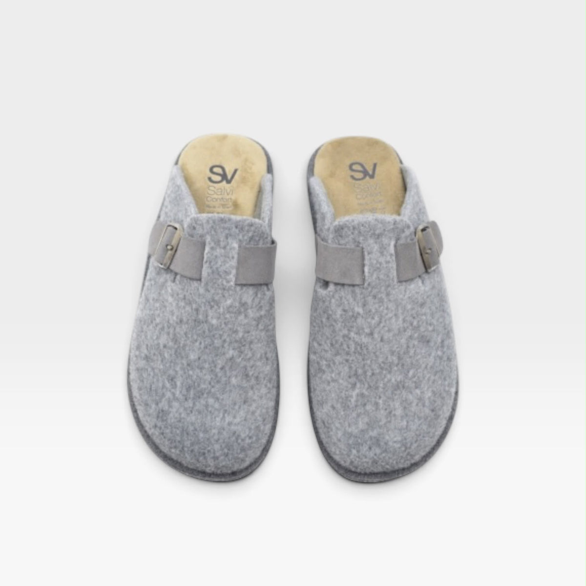 Zapatillas de casa León Elfo gris - Salvi