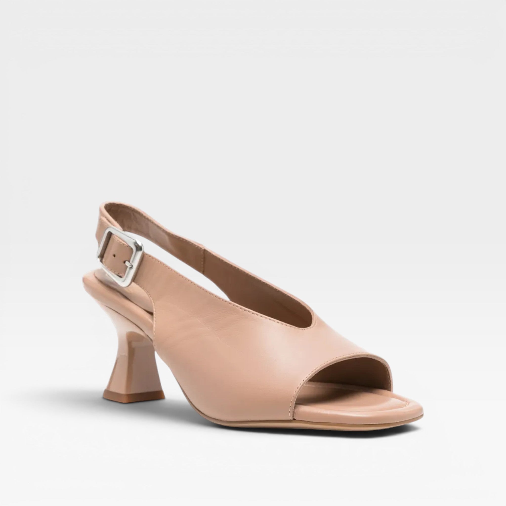 Sandalias Tacón Peep-toe destalonado  - Unisa