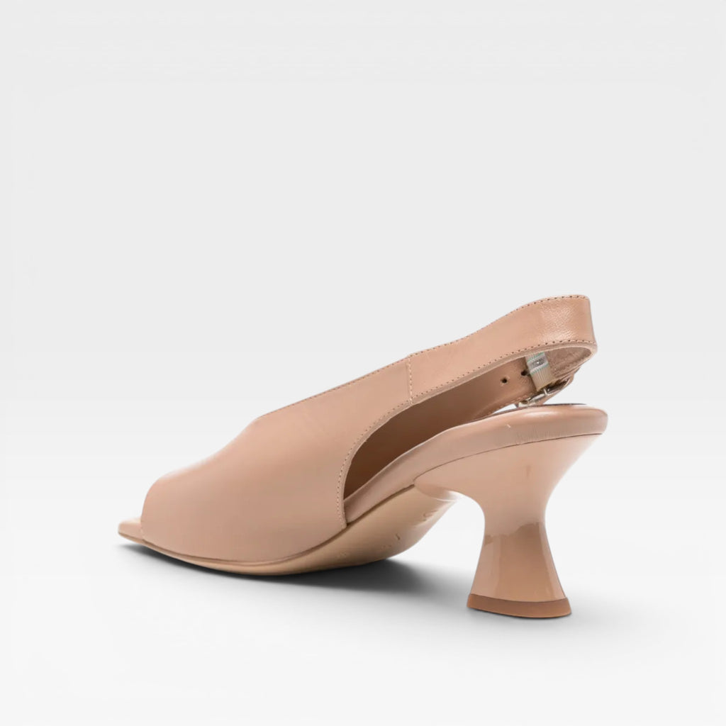 Sandalias Tacón Peep-toe destalonado  - Unisa