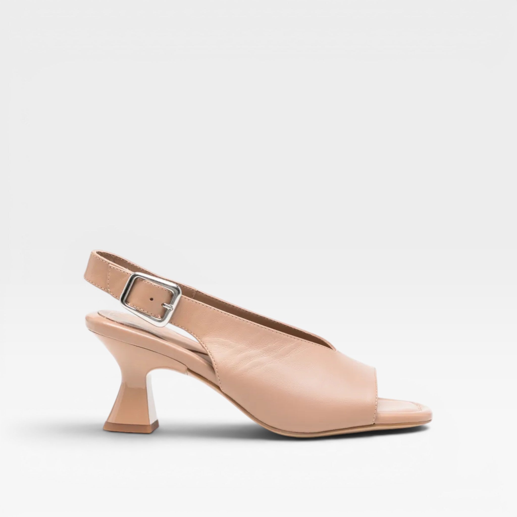 Sandalias Tacón Peep-toe destalonado  - Unisa