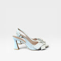 Zapato salón en piel blanco - Lodi