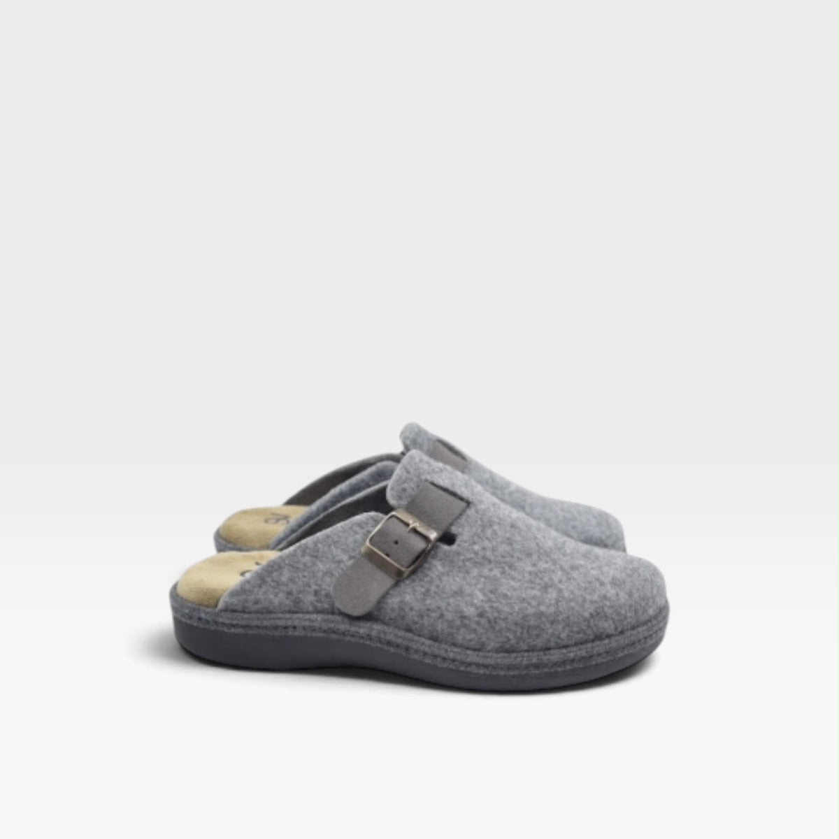 Zapatillas de casa León Elfo gris - Salvi