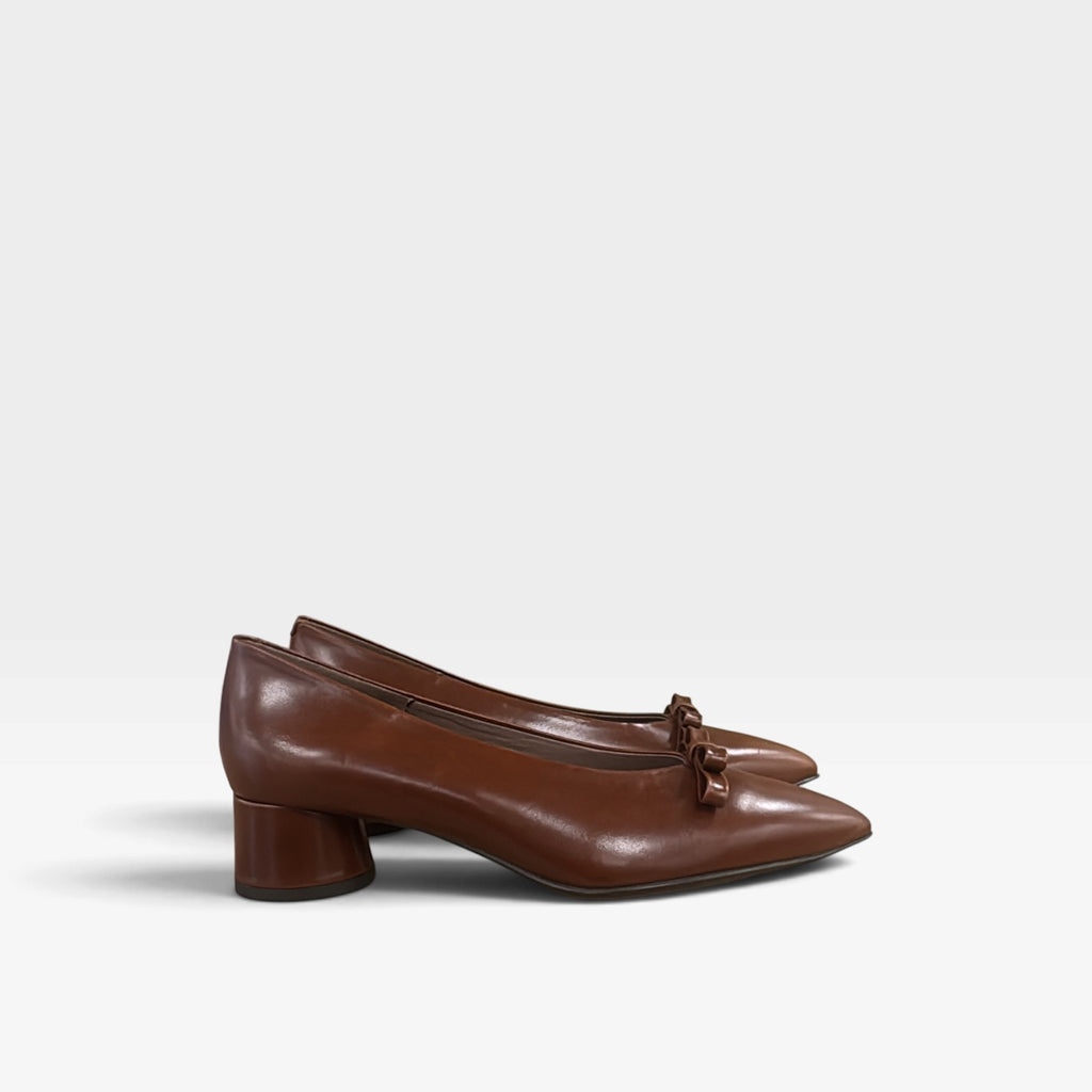 Zapato lazo marrón - Soraya