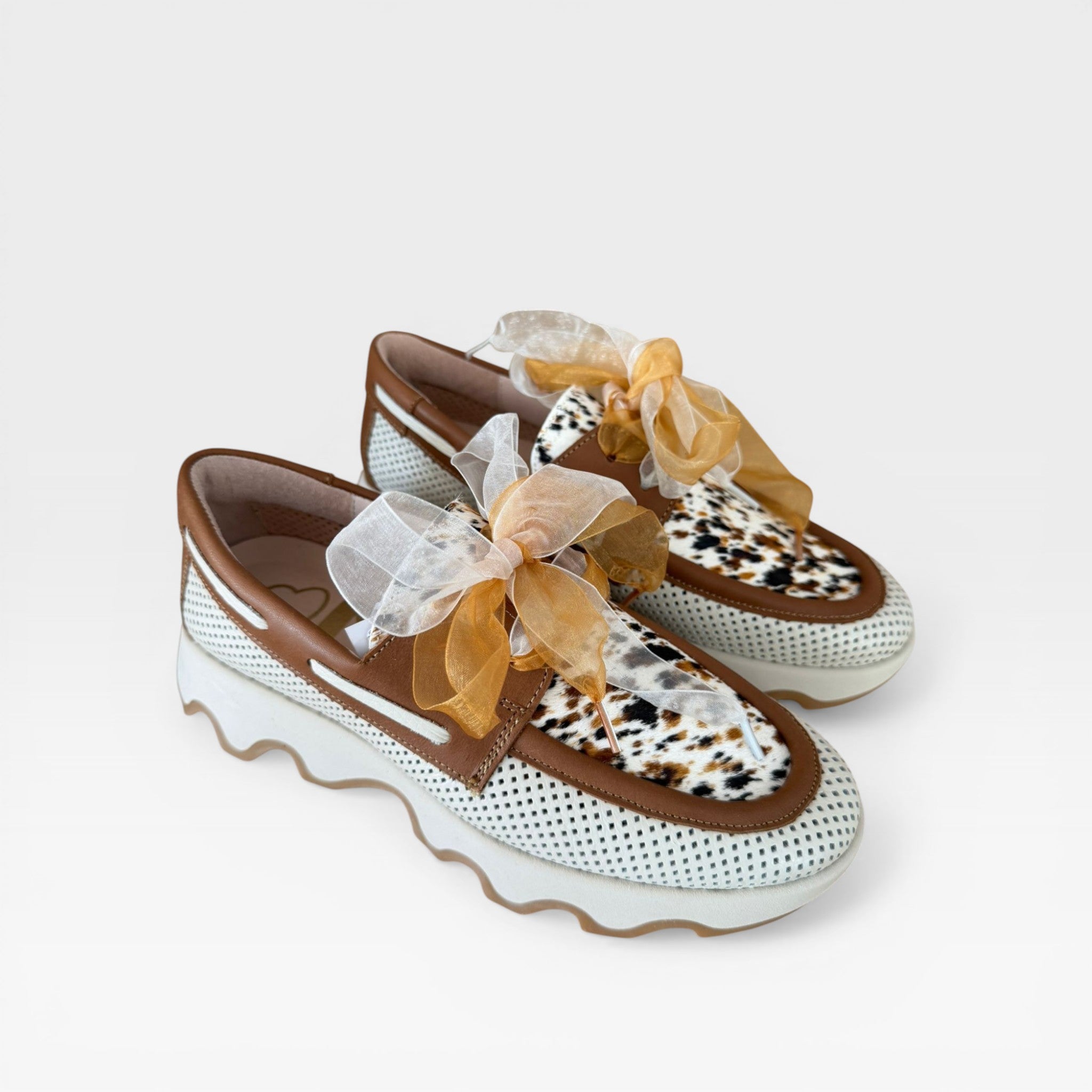 Mocasín estampado animal print y lazo - Nival