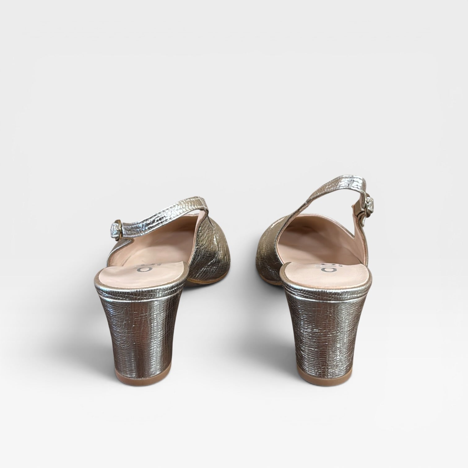 Zapato mujer dorado- Dibia