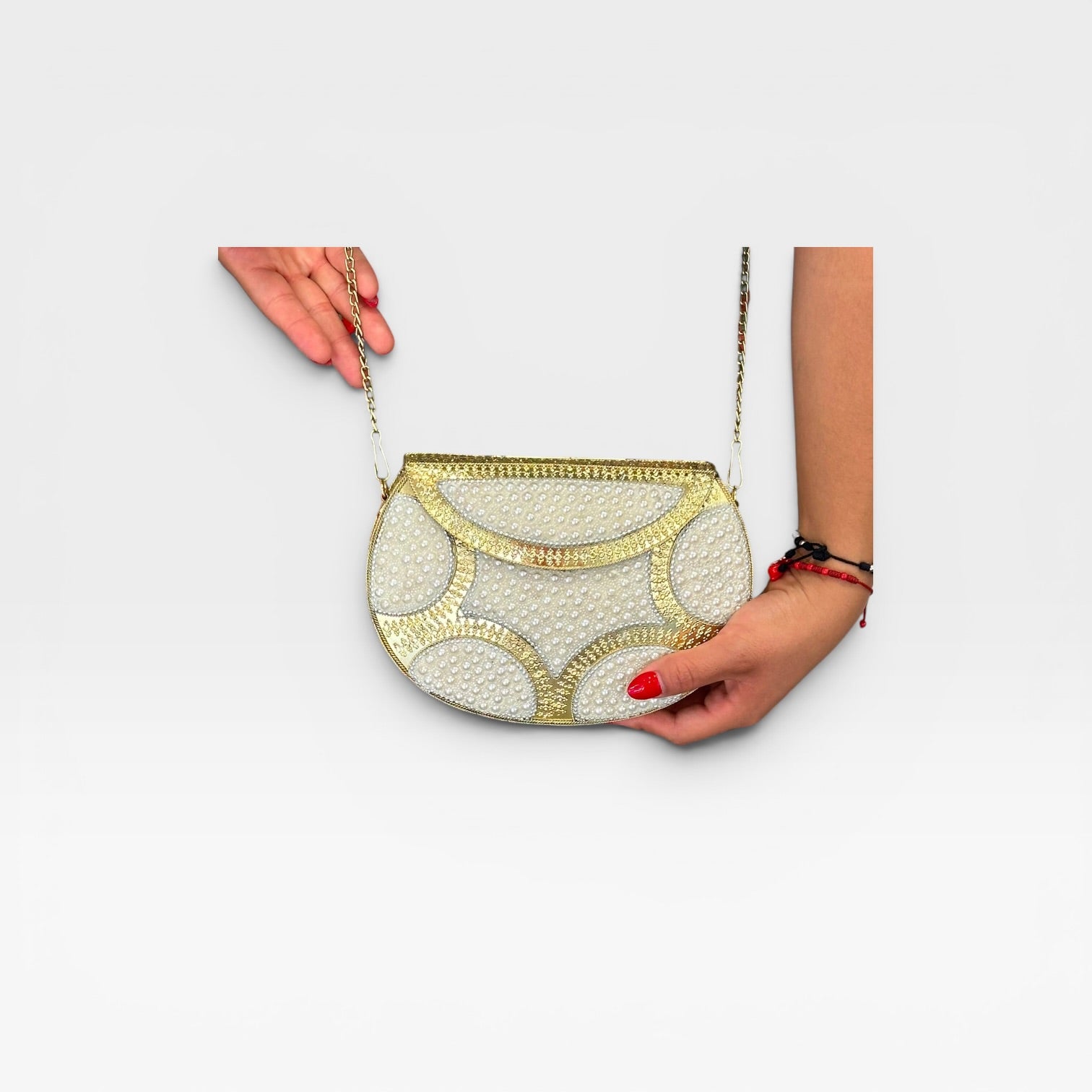 Bolso fiesta dorado- Soraya