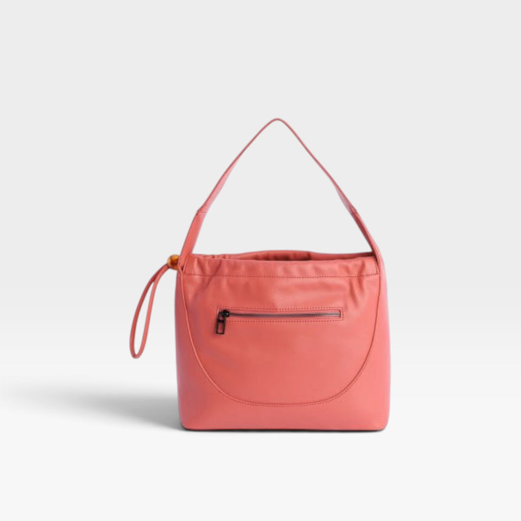 Bolso de hombro asa coral - Don Algodón