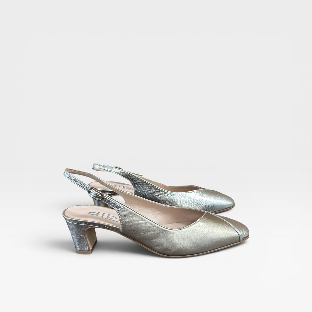 Zapato mujer dorado- Dibia
