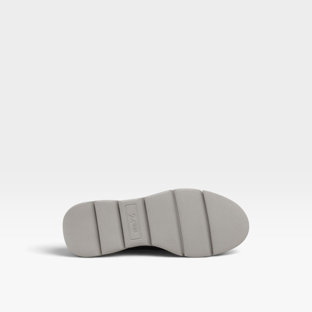 Sneaker piel metalizada cordón elástico - 24 horas