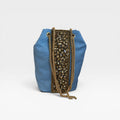 Bolso bombonera fiesta azul con detalle pedrería- Sitara