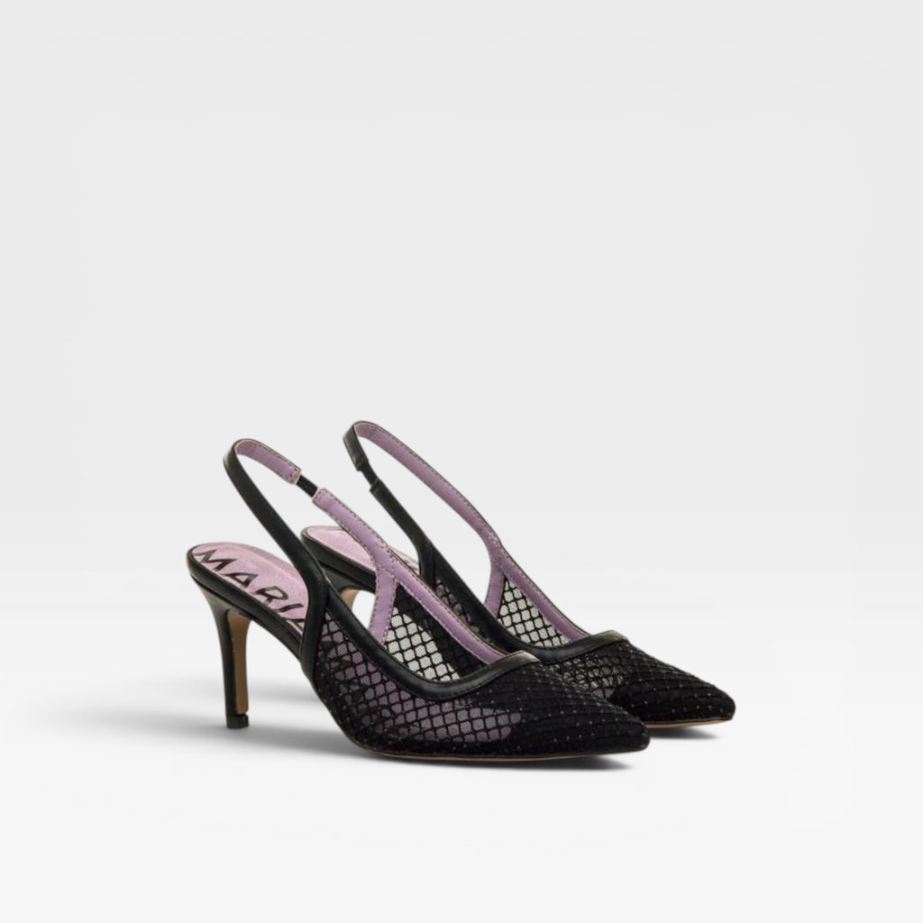 Sandalias de tacón Nuin negra mujer- Mariamare