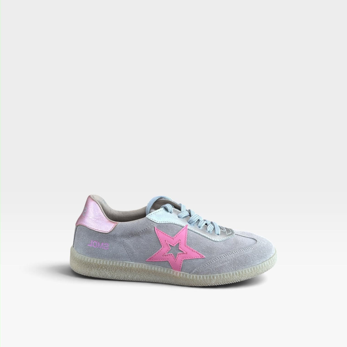 Zapatillas Gris y rosa  - Silver Moose