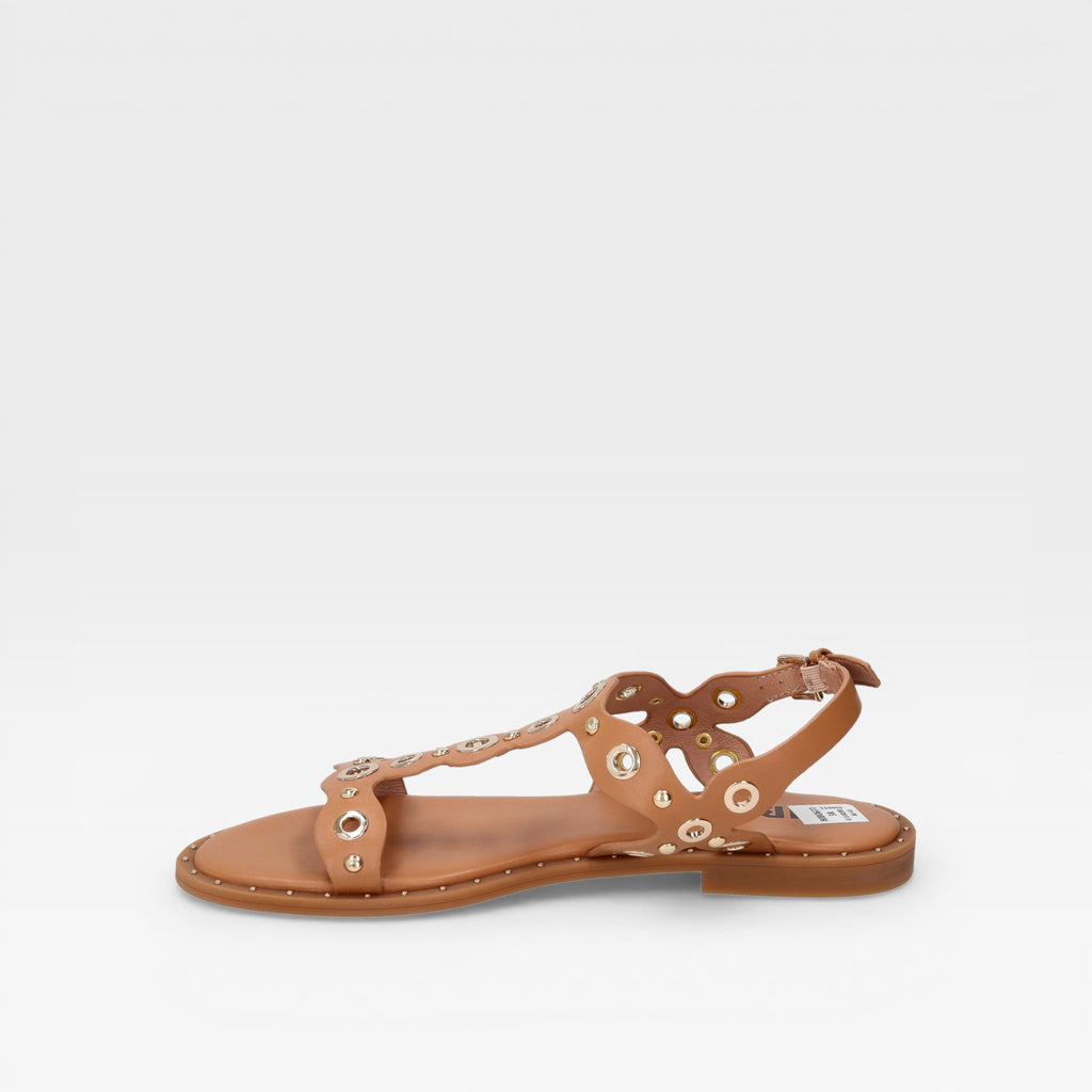 Sandalia plana con tachas para mujer - Bibi Lou
