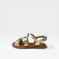 Sandalias cruce platino- Wikers