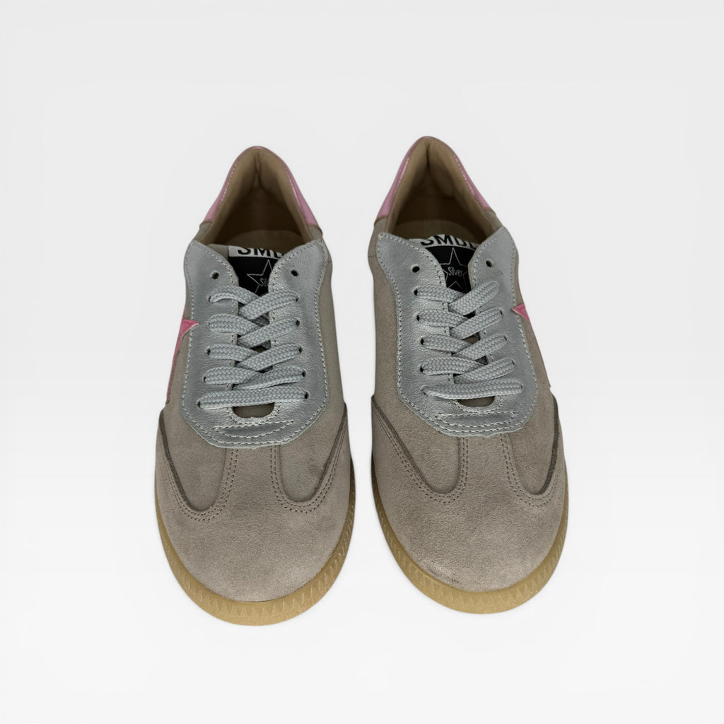 Zapatillas Gris y rosa  - Silver Moose