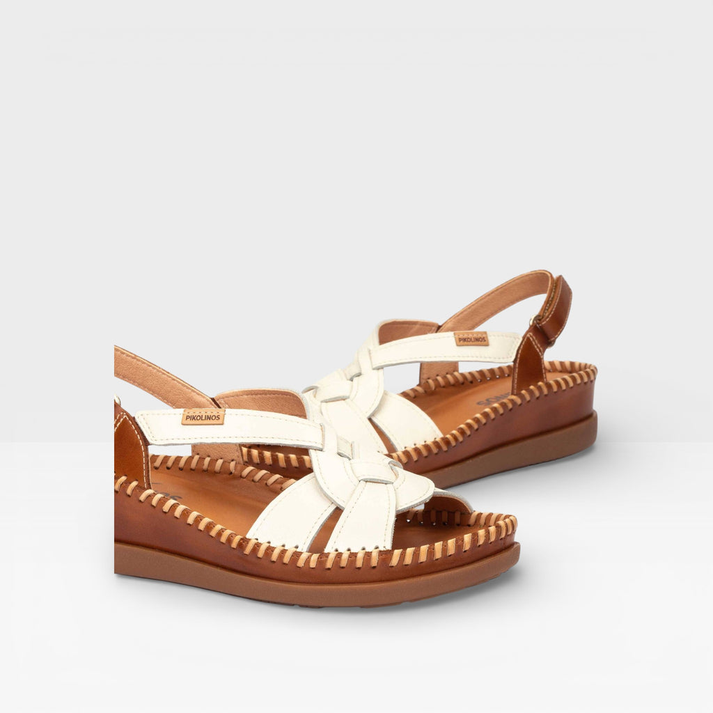 Sandalias de piel trenzada Cadaques - Pikolinos