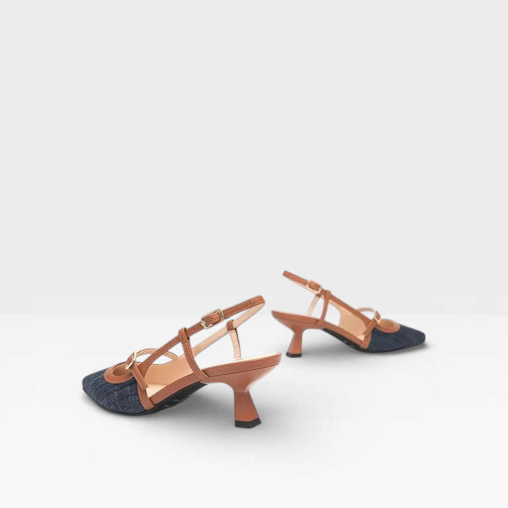 Zapatos de Tacón E512254DE de Tela y Piel - Nero Giardini