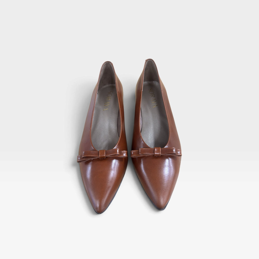 Zapato lazo marrón - Soraya
