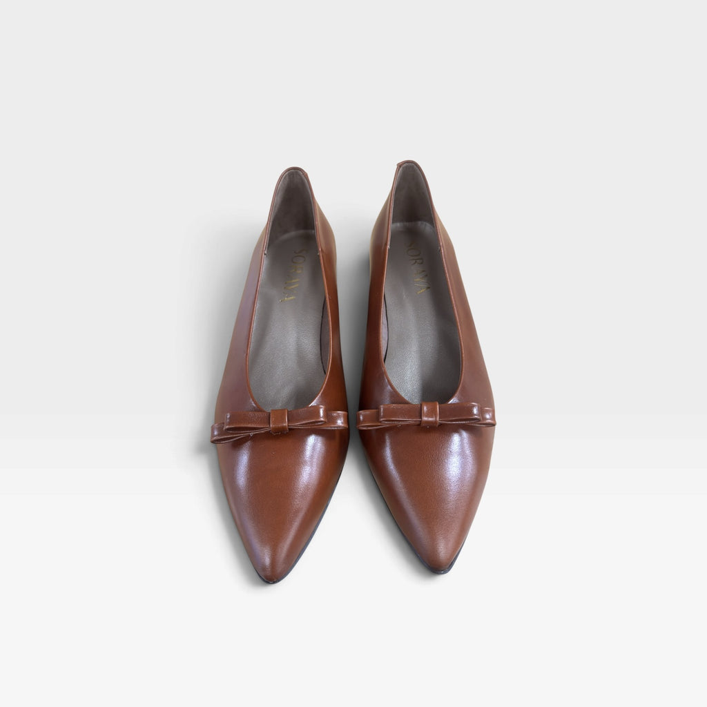Zapato lazo marrón - Soraya