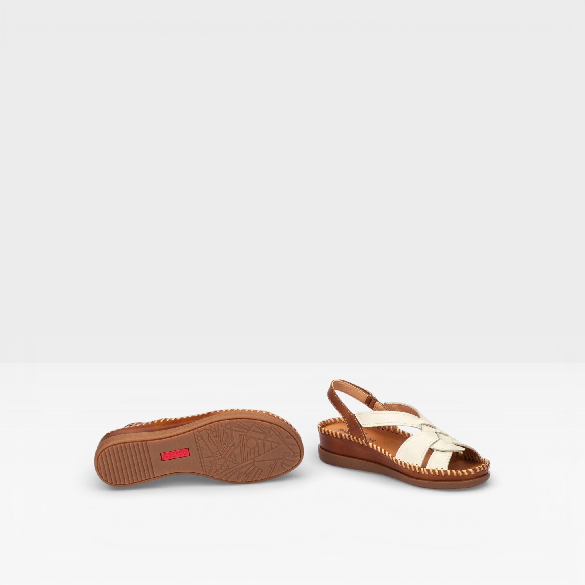 Sandalias de piel trenzada Cadaques - Pikolinos