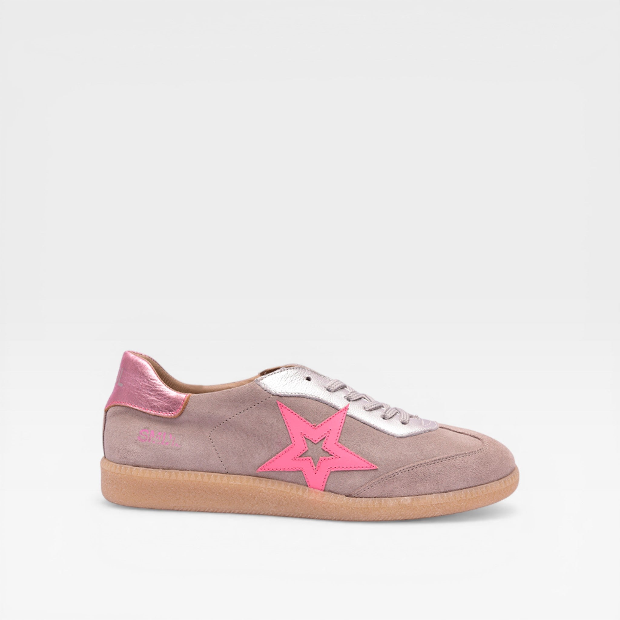 Zapatillas Gris y  fucsia  - Silver Moose